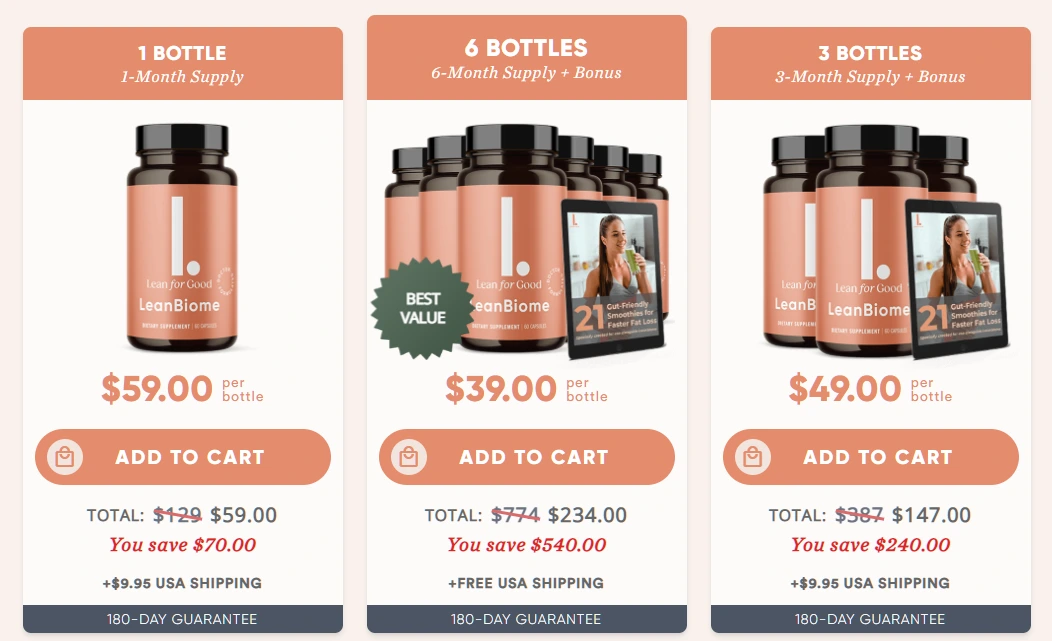 leanbiome price